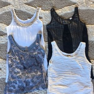 $15 for all 4 BUCKLE Tank tops😎